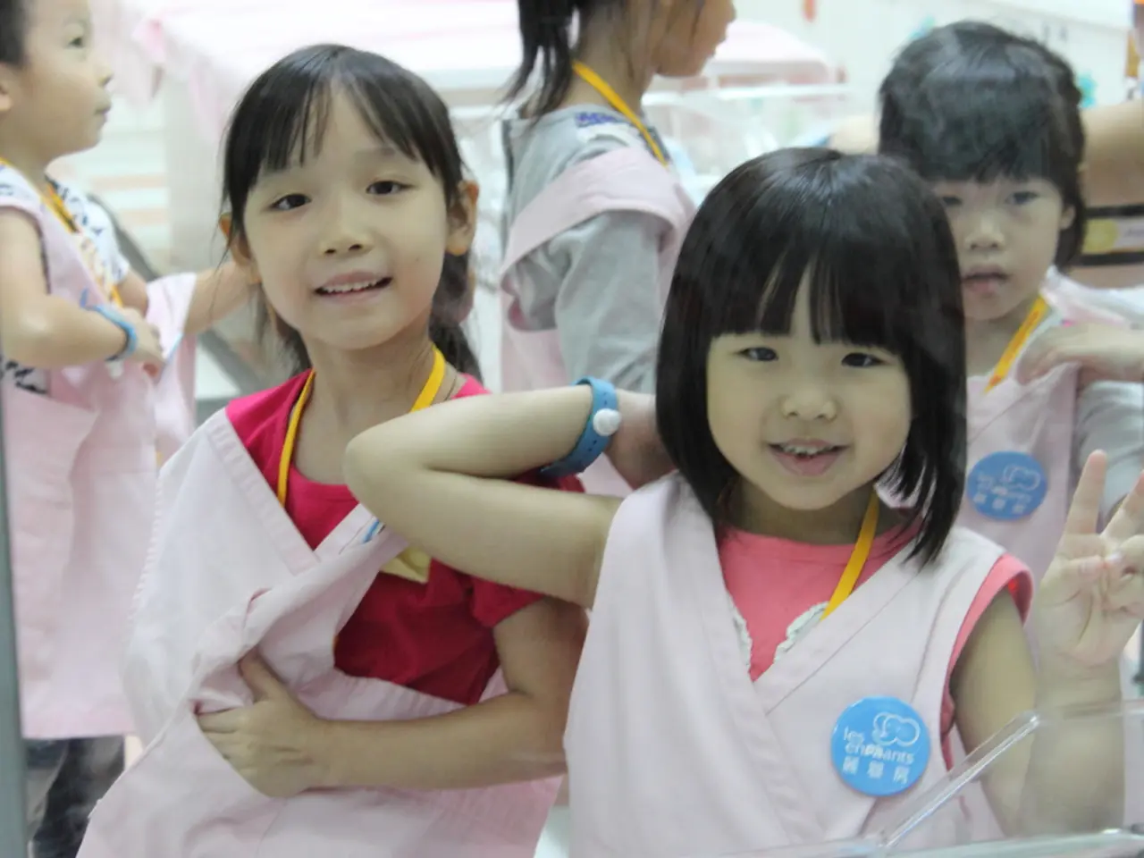 People with a youthful appearance and minimally developed chests dwelling in the county