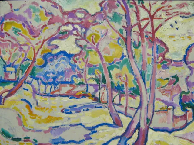 Quick and Simple Watercolor Artwork: Autumn Leaves on a Tree