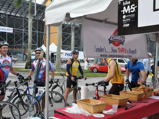 Garbage collection service discards used car rims in Wiesbaden